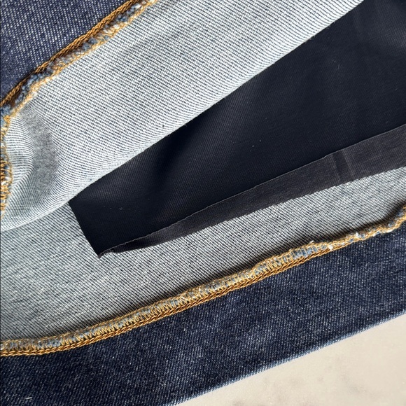 SPANX Raw Indigo Denim Mini Skirt - Picture 8 of 9